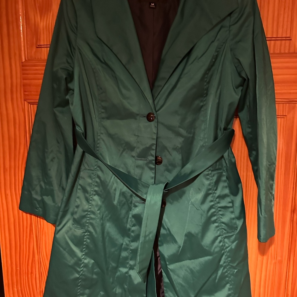 JCPenney Green Trench Coat